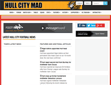 Tablet Screenshot of hullcity-mad.co.uk